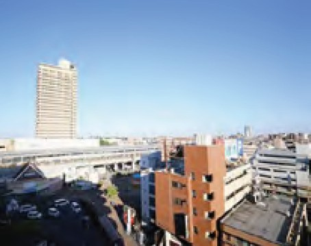 ベルドゥムール北越谷駅前の展望