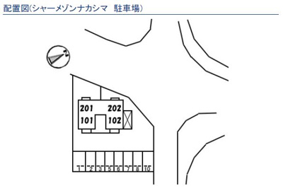 【区画図】 | シャーメゾンナカシマ