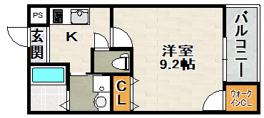 エクシーレ逆瀬川の間取り