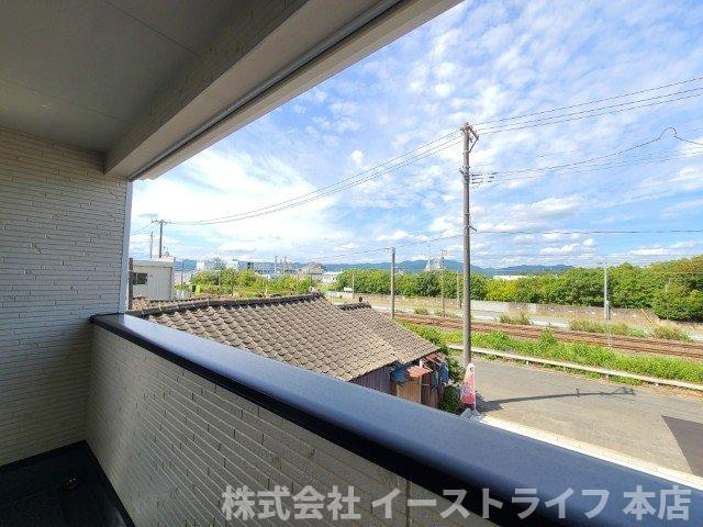 【新築戸建】　いわき市錦町第31　ラスト1棟！の展望|バルコニーからの眺望です