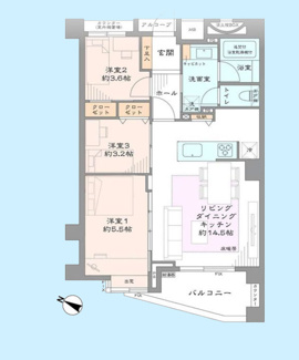 【間取り】 | オーベル三軒茶屋ｄｒ