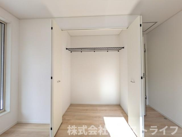 【新築戸建】　いわき小名浜大原第9の収納|大きなスペースがあり、収納には困りません