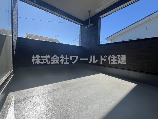 飯能市双柳第40のバルコニー