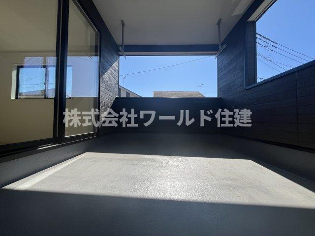 飯能市双柳第40のバルコニー