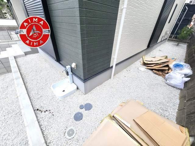 太宰府市五条6丁目第3-2棟（2号棟）の庭|お庭で自由な時間を過ごせます。