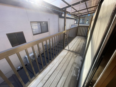 【バルコニー】 | 真岡市久下田3DK中古住宅