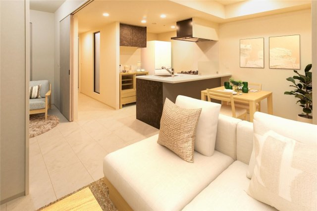 アーバネックス堺筋本町の居間・リビング