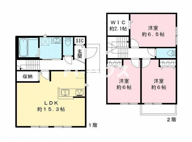 Ｈ・Ｙ　Ⅰ棟の間取り