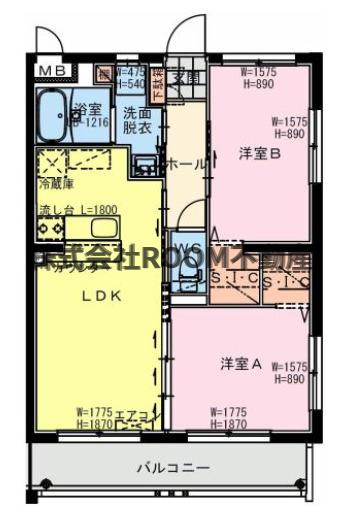 Green Terrace Toshimi（グリーンテラストシミ）の間取り