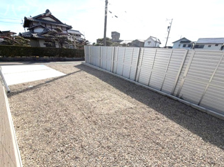 【庭】 | 本巣市下真桑平屋の新築建売全3棟！長期優良住宅！耐震等級3・住宅性能評価書取得！お車並列3台可能！ | 本巣市下真桑平屋の新築建売全3棟！長期優良住宅！耐震等級3・住宅性能評価書取得！お車並列3台可能！
