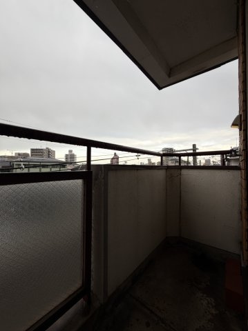 メゾン竹のバルコニー