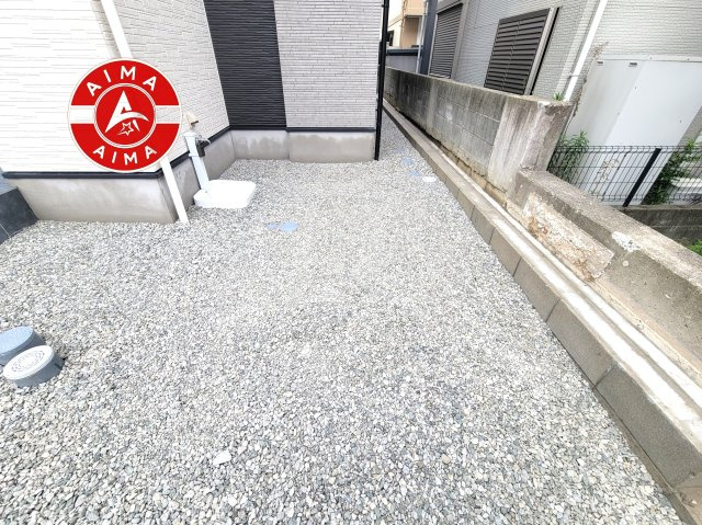 大野城市中1丁目第5-1棟（1号棟）の外観|お庭で自由な時間を過ごせます。