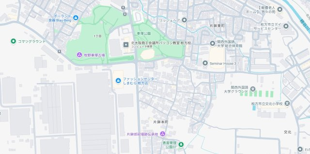 25(土)26(日)29(祝)現地説明会　枚方市片鉾本町　限定1邸の地図