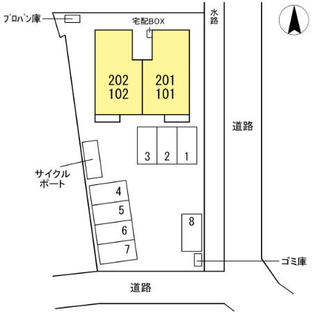 メゾン・シュシュの区画図