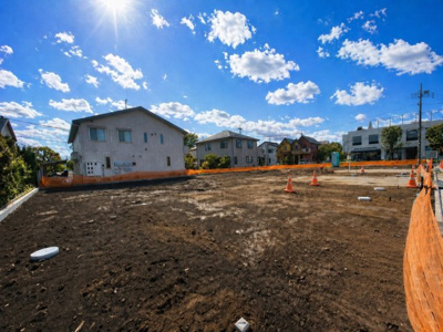 【前面道路含む現地写真】 | 建築条件付き土地/南大泉7区画 | 全区画、土地面積100㎡以上の7区画