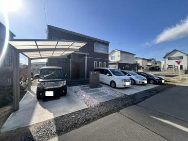 【駐車場】 | 真岡市八木岡5LDK中古住宅