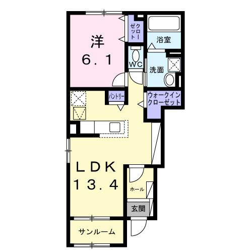 アヴァンス　パレイルの間取り