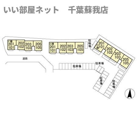 PARK　HILLS　MIYAKO　Ｅの区画図