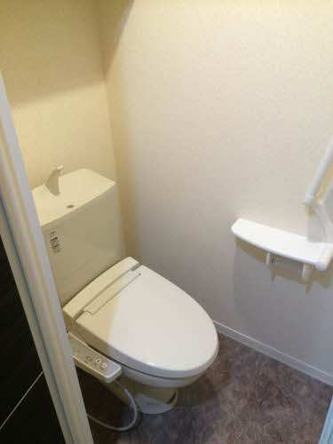 熊本市南区田井島３丁目の賃貸マンションのトイレ