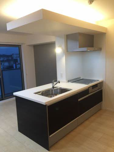 熊本市南区田井島３丁目の賃貸マンションのキッチン