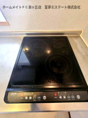 【キッチン】 | アンジュリヴェール | IH2口コンロ
※イメージ　同施工同タイプ