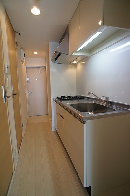 リブリ・シェーヌのキッチン|コンパクトなキッチンで掃除もラクラク