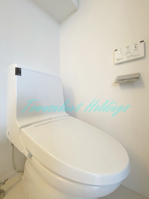 藤沢市藤沢の賃貸マンションのトイレ|シンプルで使いやすいトイレです