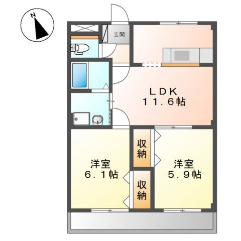 【間取り】 | メゾン・ド・エレガンス