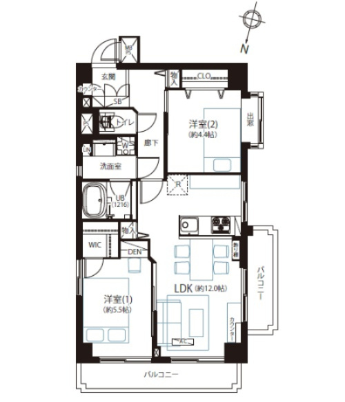 ライオンズマンション吉野町第5の画像