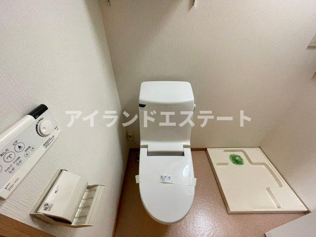 スターヴァレイ・イーサイド　ネット無料　最上階　通風良好のトイレ|※別号室参考写真