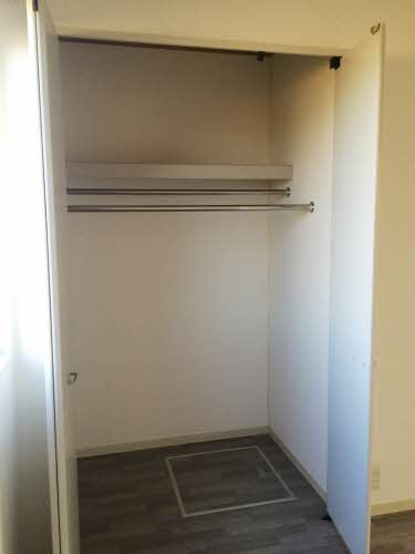 熊本市南区御幸笛田２丁目のアパートの収納