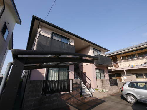 熊本市南区御幸笛田２丁目のアパートの外観