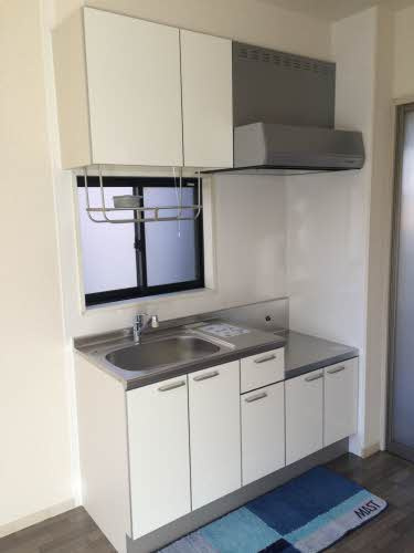 熊本市南区御幸笛田２丁目のアパートのキッチン