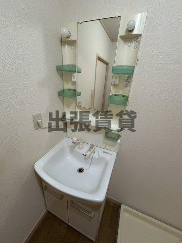 仲介手数料0円！！サンヴィラ花咲の独立洗面台