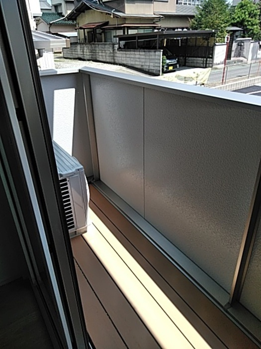 ウッドイン舳越のバルコニー