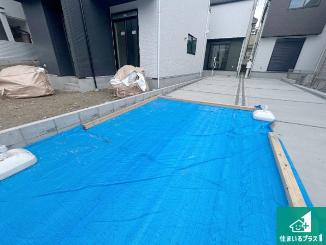 西宮市浜甲子園　第1期　新築一戸建ての駐車場|駐車スペース！散水栓があるので、こまめに愛車を洗えます！