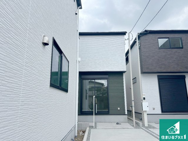 西宮市浜甲子園　第1期　新築一戸建ての外観|お客様に長く安心して住んでいだだける事にこだわった家づくり！住んでからのアフターサービスにもしっかりと取り組んでいます！