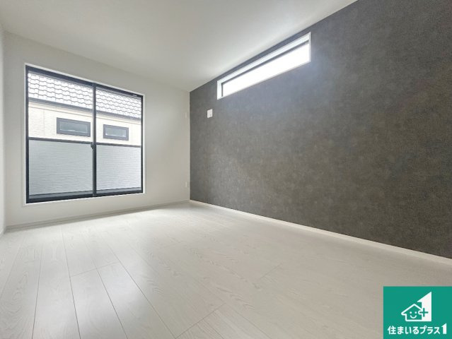 西宮市浜甲子園　第1期　新築一戸建ての洋室|シンプルな洋室は、自分好みのインテリアが楽しめます♪ご家族とインテリアや家具を選びに行くのは新築購入時の醍醐味の一つです。ぜひお楽しみください♪