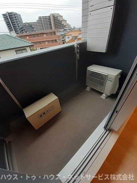 オークリーフビレッジのバルコニー