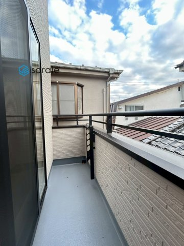 入間市東藤沢6丁目　全1棟　新築戸建のバルコニー|令和8年2月12日撮影。