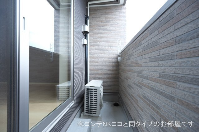 ヤングウッズ柏の葉Ⅰのバルコニー|陽当たり良好なバルコニーです