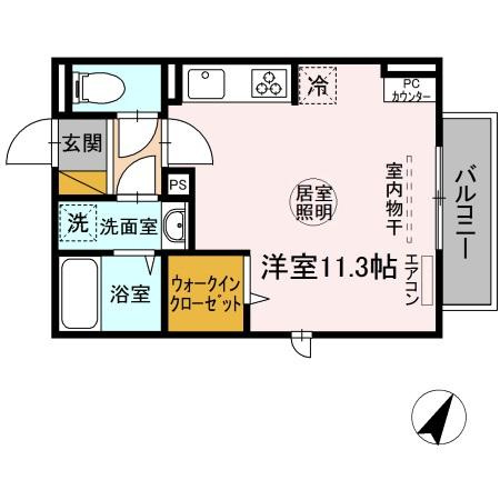 アズール アビタシオンの間取り