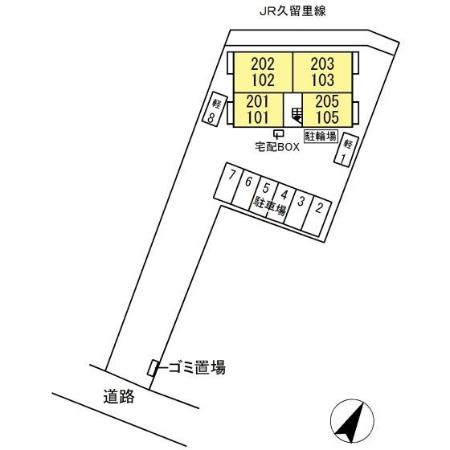 アズール アビタシオンの区画図
