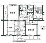 松戸市　小金原団地　4階の画像