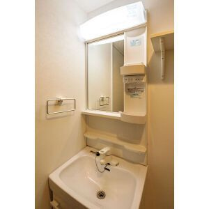 【独立洗面台】 | AXIA CITY大山 | 朝の支度にも助かる、独立の洗髪洗面化粧台