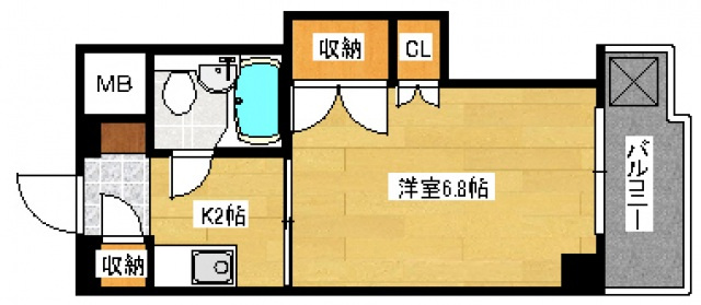 坪田ビルの間取り