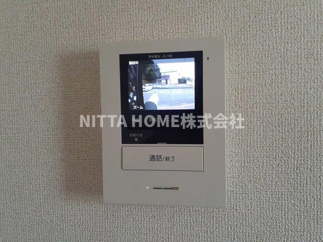 ライジングヒルズのセキュリティ|モニタ付きのインターホン完備しています！