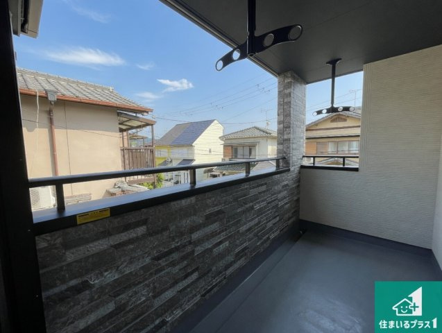 宇治市五ケ庄北ノ庄　新築一戸建てのバルコニー|日当たりのよいバルコニー！お部屋が開放的に！