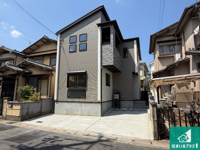 宇治市五ケ庄北ノ庄　新築一戸建ての外観|安心の10年保証！外観を美しく保ち、雨水で汚れを落とします！気になることがありましたら、お気軽にお問い合わせください！