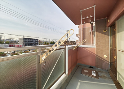 【バルコニー】 | アグロス | リビングの南面バルコニー